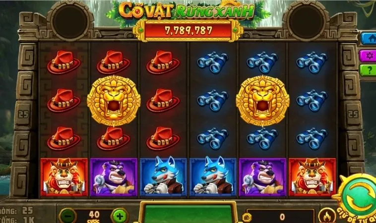 Nổ Hũ Rừng Xanh Tại Luck8 Khám Phá Kho Báu Amazon Cực Lớn 2 Giao diện chơi Nổ Hũ Rừng Xanh Tại Luck8